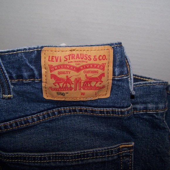 LEVIS 550 DENIM BLUE JEANS MEN'S S3504 - Picture 3 of 6